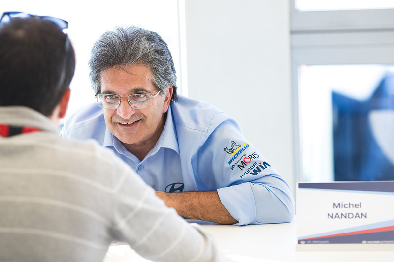 Michel Nandan, director del equipo Hyundai Motorsport