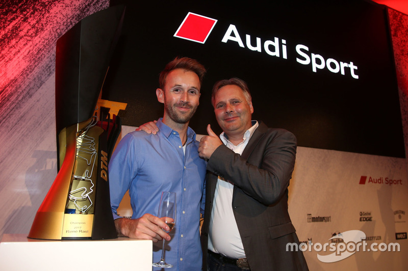 René Rast, Audi Sport Team Rosberg met zijn vader