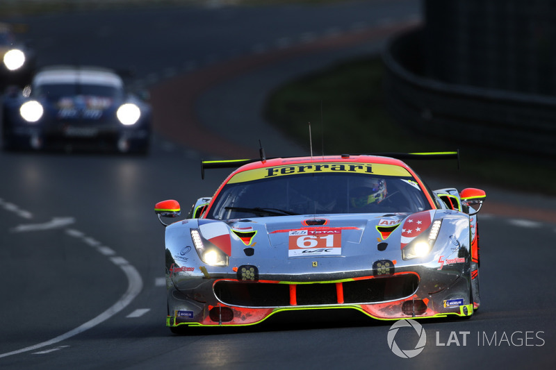 #61 Clearwater Racing Ferrari 488 GTE: Weng Sun Mok, Keita Sawa, Matthew Griffin