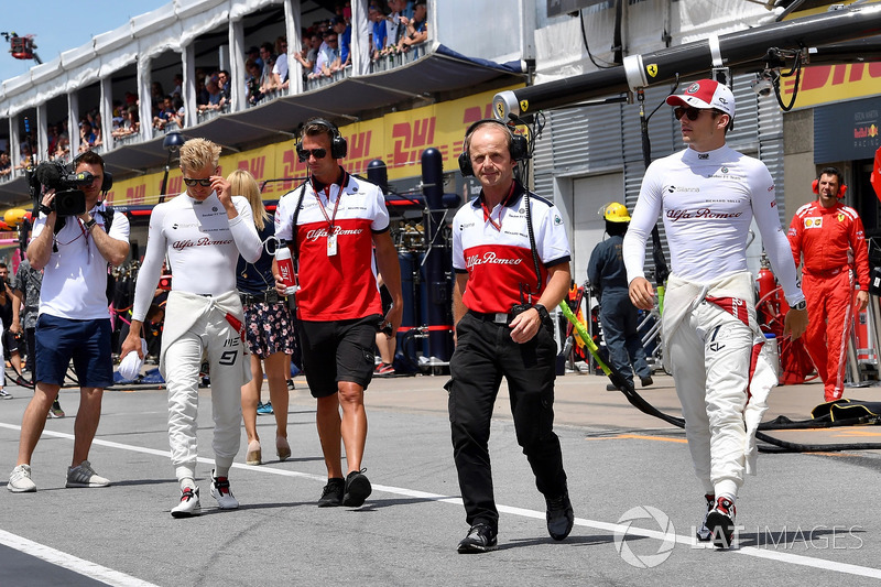 Josef Leberer, preparatore Sauber e Charles Leclerc, Sauber