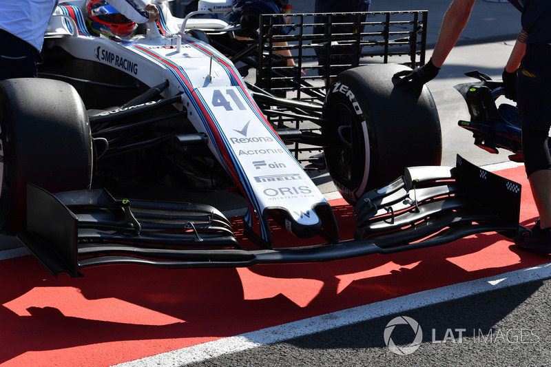 Новое переднее крыло Williams FW41