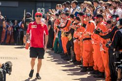 Kimi Raikkonen, Ferrari en el desfile de pilotos