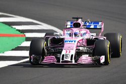 Sergio Perez, Force India VJM11 collides with a bird