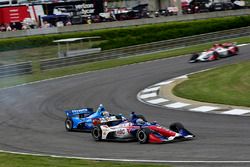 Ed Jones, Chip Ganassi Racing Honda, Tony Kanaan, A.J. Foyt Enterprises Chevrolet