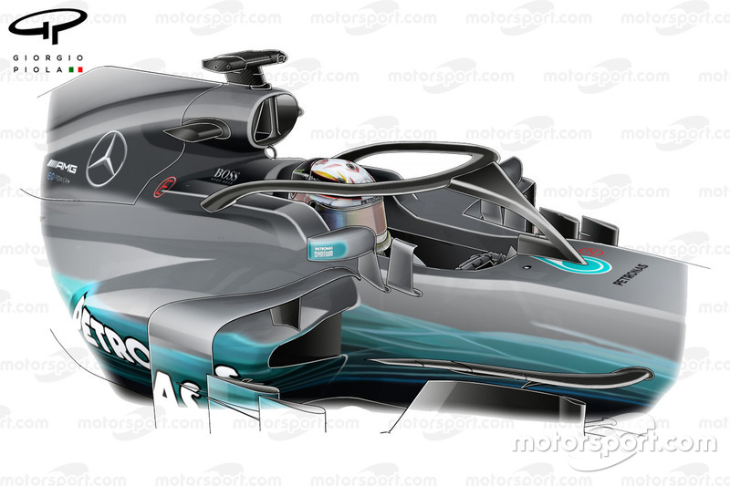 Mercedes F1 W08 Halo