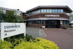 La fabbrica della Cosworth a Northampton