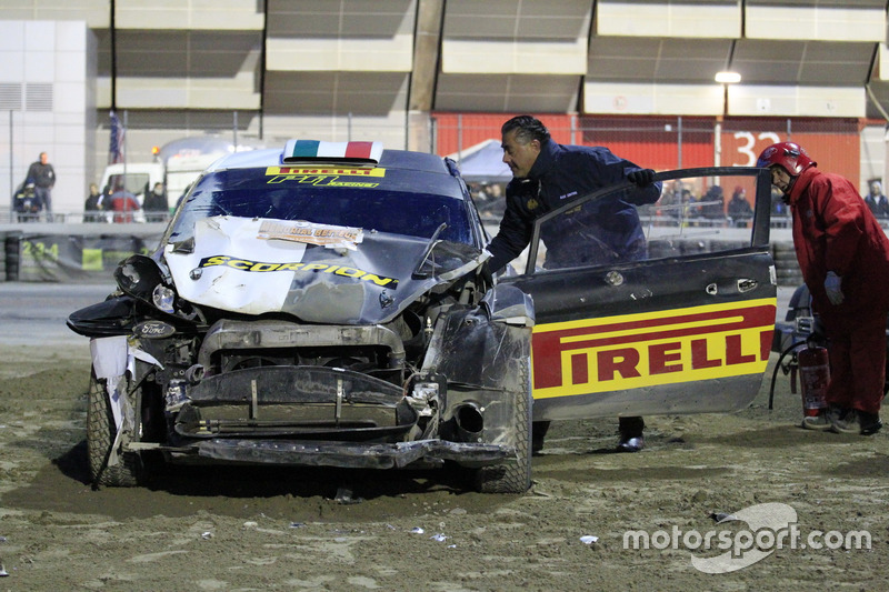 El accidente de Oliver Solberg, Ford Fiesta WRC