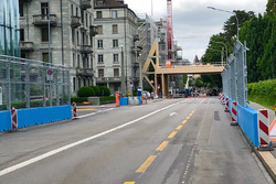 Bauarbeiten an der Strecke in Zürich