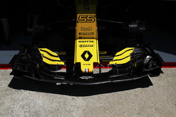 Le nez de la voiture de Carlos Sainz Jr. Renault Sport F1 Team R.S. 18