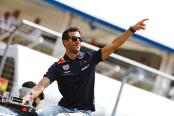 Daniel Ricciardo, Red Bull Racing, in the drivers parade