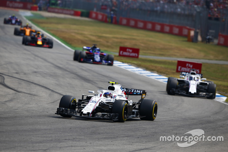 Sergey Sirotkin, Williams FW41, Lance Stroll, Williams FW41