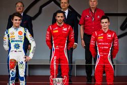 Podio: Lando Norris, Carlin, Antonio Fuoco, Charouz Racing System, Louis Deletraz, Charouz Racing System