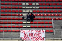 Fans en spandoek