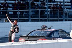 Clint Bowyer, Stewart-Haas Racing, Ford Fusion Haas Automation Demo Day celebrates his win