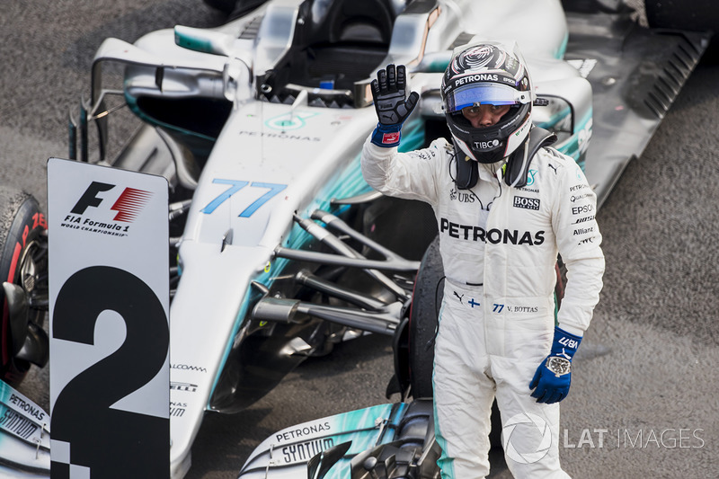 Second place Valtteri Bottas, Mercedes AMG F1