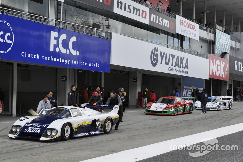 日産シルビア・ターボC マーチ83G、SARD MC8R、TOYOTA TOM'S 85CL