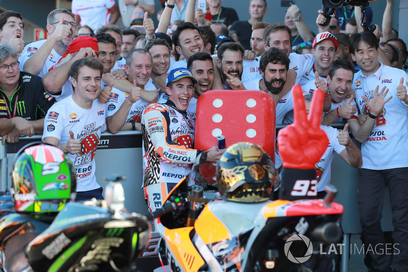 Marc Marquez, Repsol Honda Team in Parc Ferme