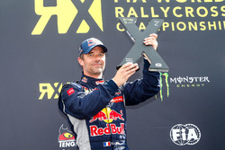 Podium: second place Sébastien Loeb, Team Peugeot Hansen