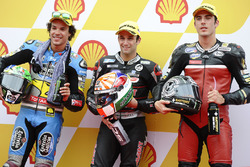 Polesitter Johann Zarco, Ajo Motorsport, 2. Franco Morbidelli, Marc VDS, 3. Axel Pons, AGR Team