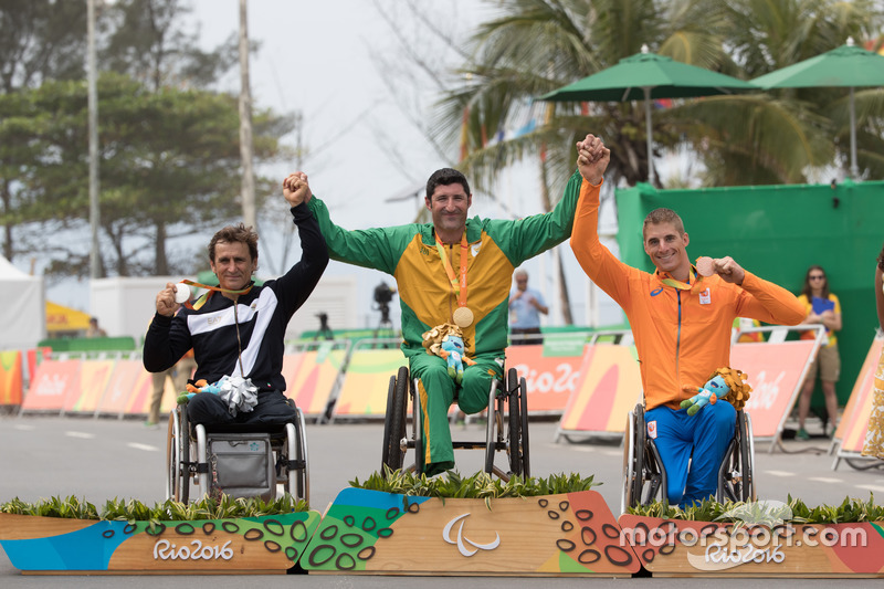 Alex Zanardi en el podio