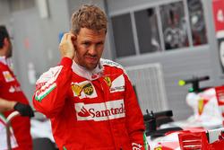 Second place Sebastian Vettel, Ferrari