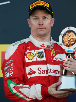 Podium: 3. Kimi Räikkönen, Ferrari