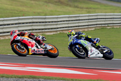 Марк Маркес, Repsol Honda Team и Валентино Росси, Yamaha Factory Racing
