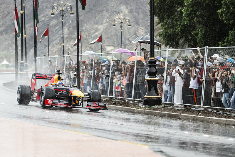 David Coulthard, Red Bull Racing durante uno show run in Oman