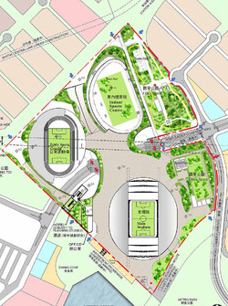 Rendering Kai Tak Sports Park