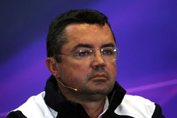 Eric Boullier, McLaren Racing Director in the Press Conference