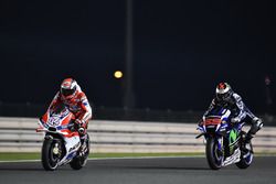 Andrea Dovizioso, Ducati Team, Ducati et Jorge Lorenzo, Movistar Yamaha MotoGP, Yamaha