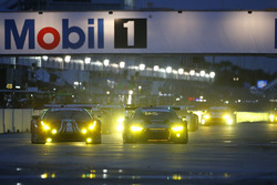 Night race action