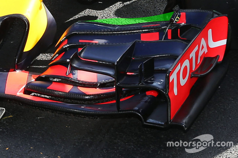 Red Bull Racing RB12 front wing detail