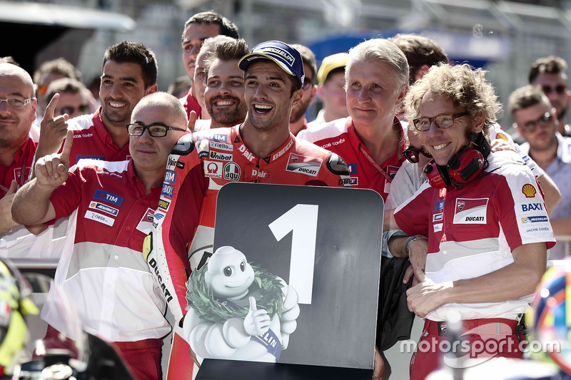 Il poleman Andrea Iannone, Ducati Team