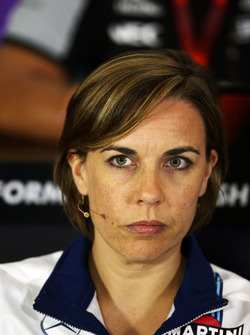 Claire Williams, Williams Deputy Team Principal in the FIA Press Conference
