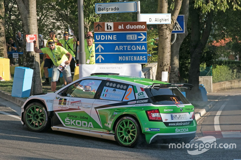 Umberto Scandola e Guido d'Amore, Skoda Fabia R5, Skoda Motor Sport Italia