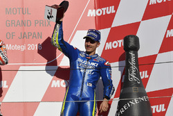 Podium : troisième place pour Maverick Viñales, Team Suzuki Ecstar MotoGP