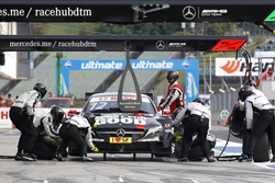 Pit stop, Daniel Juncadella, Mercedes-AMG Team HWA, Mercedes-AMG C63 DTM