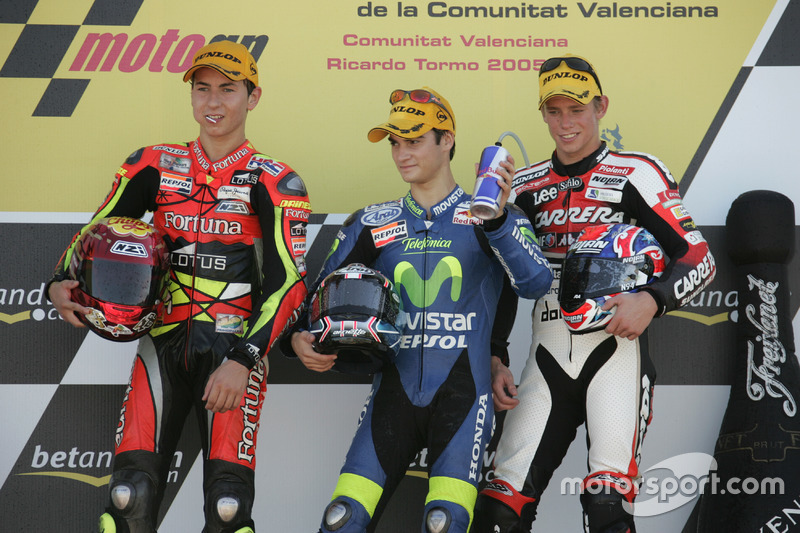 Podyum: 1. Dani Pedrosa; 2. Jorge Lorenzo; 3. Casey Stoner