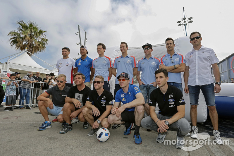 Ott Tanak, Hennibg Solberg, Mads Ostberg, Jari-Matti Latvala, Eric Camilli, Martin Prokop, Andreas Mikkelsen , Kevin Abbring, Hayden Paddon, Dani Sordo, Sébastien Ogier
