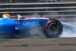 Rio Haryanto, Manor Racing MRT05 kaza