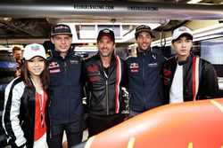 Max Verstappen, Red Bull Racing, Daniel Ricciardo, Red Bull Racing, Chinese singer, G.E.M., Chinese actor, Li Yifeng, and Patrick Dempsey, actor