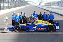 Race winner Alexander Rossi, Herta - Andretti Autosport Honda