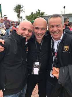 Giorgio Sanna e Maurizio Reggiani, Automobili Lamborghini, e Armando Donazzan, Orange1 Racing
