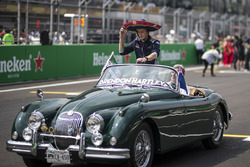 Brendon Hartley, Scuderia Toro Rosso on the drivers parade