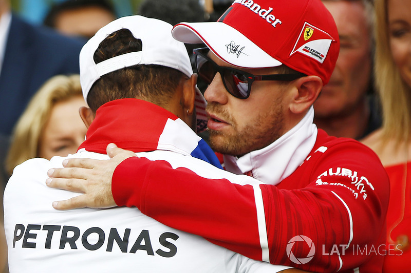 Lewis Hamilton, Mercedes AMG F1, Sebastian Vettel, Ferrari