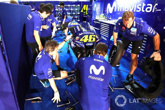Garage of Valentino Rossi, Yamaha Factory Racing
