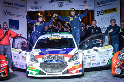 I vincitori Paolo Andreucci, Anna Andreussi, Peugeot 208 T16 R5, Peugeot Sport Italia