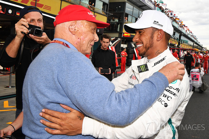 Niki Lauda, Mercedes AMG F1, Lewis Hamilton, Mercedes-AMG F1