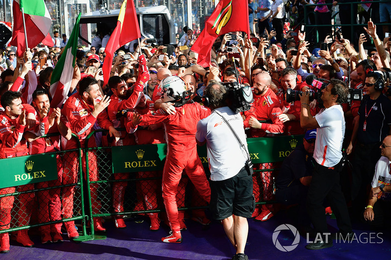 Победитель Себастьян Феттель, Ferrari